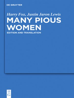 cover image of Many Pious Women